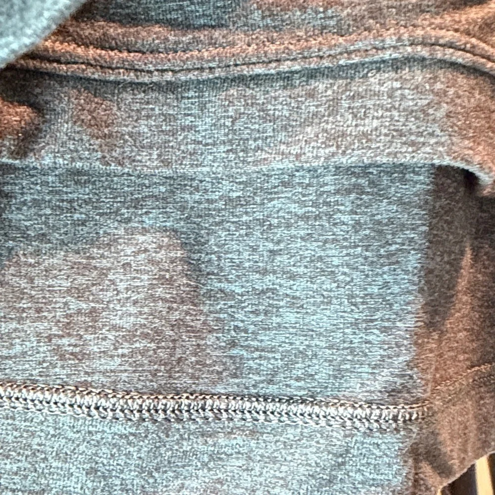 lululemon athletica Heathered Blue/Black Half-Zip Pullover